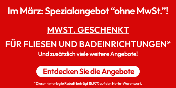 Im März, ohne MwSt.