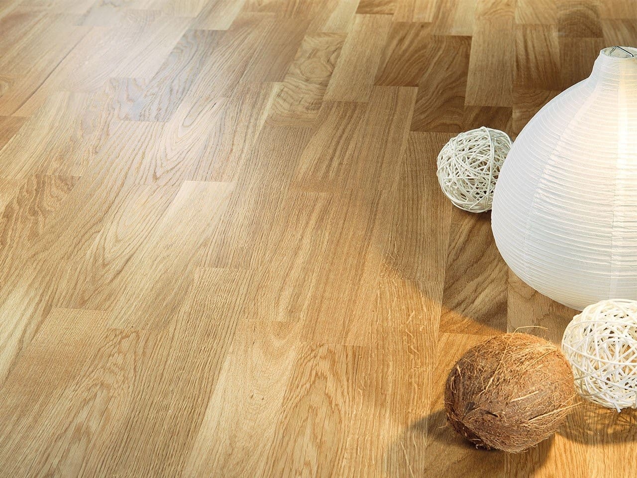 Parquet 3 Strip Rovere Verniciato Naturale